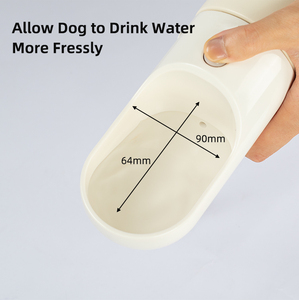 Botella de agua de viaje para perros de acero inoxidable con aislamiento de doble pared para exteriores, dispensador de agua portátil a prueba de fugas para mascotas, bebida para perros - Product Image 6