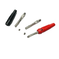 Borne de connexion banane en laiton de 4 mm personnalisée en gros, à aiguille unique, haute élasticité, sans soudure, 250 V 10 A