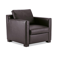 Le sofa matériel de bureau exécutif de cuir synthétique brun moderne place 3 + 1 + 1