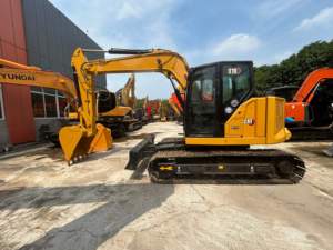 Used CAT 310 <b>Mini</b> Crawler Excavator, 10 Ton Small Hydraulic Digger With Original CAT C3.3 Engine For Farm - Product Image 3