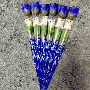 Orsi di cura sapone di Rose regalo per il giorno dell'insegnante Bouquet di sapone a fioritura singola fornisce il regalo di San Valentino per la festa della mamma - Product Image 2