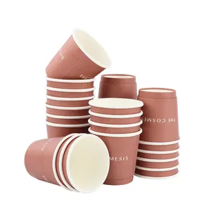 China Wholesale Disposable Coffee Cup 8oz 12oz 16oz Paper Cup Double Wall Kraft Paper Cup Beverage Takeaway
