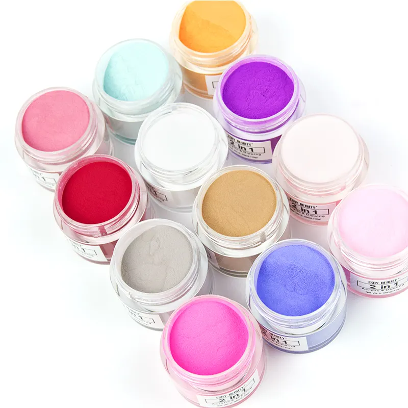 Factory bulk wholesale acrylic nail dipping powder natural pink and white acrylic powder nail art