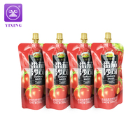 Yixing emballage pâte de Sauce tomate 121 degrés Stand-Up bec pochette en aluminium pochette à bec
