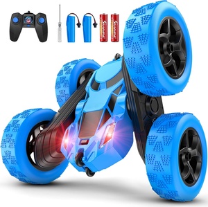 2.4GHz Electric <b>RC</b> Car Juguetes Carros Double Sided Rotating 360 Flips Racing Radio Remote <b>Control</b> Stunt Car for Kids - Product Image 1