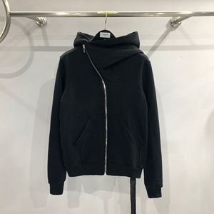 Felpa con Cappuccio Stile RO con Zip Obliqua, Cardigan Spesso, Felpa con Cappuccio <span class=keywords><strong>Dark</strong></span> High Street, Mantella per Coppie, Zip Completa, Felpe da Uomo - Product Image 3