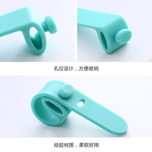 Silicone Cable Ties Self Locking Data Cable Organizer For Earphone Storage And Cord Management 4 Pack - Product Image 4