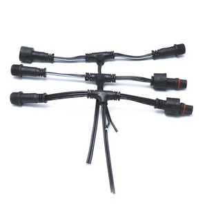 Y Type T Type Connector 2 5 Core PVC Outdoor LED Lighting Cable <b>Adapter</b> <b>Plug</b> In Waterproof Wiring Junction - Product Image 2