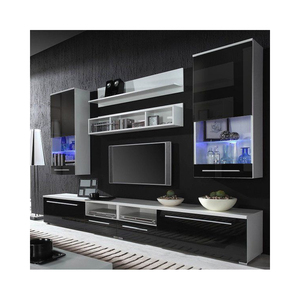 Mueble de TV Estilo europeo Mueble de TV nórdico Armario Sala de estar Mueble de TV estándar de madera de alta calidad - Product Image 5