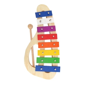 Xilófono de Madera de 8 Teclas al por Mayor, Glockenspiel de Placa de Aluminio Arcoíris, Instrumento Orff para Entrenamiento Rítmico Preescolar - Product Image 2