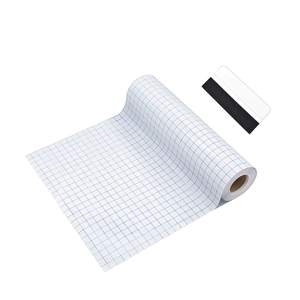 PVC Clear Grid Alignment Abnehmbare Transfer folie Selbst klebende Vinyl-Transfer bandrolle für Abziehbilder - Product Image 1