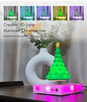 Árbol de Navidad Artificial de Sobremesa, Árbol de Navidad Flotante con Levitación Magnética para Niños, Decoraciones para Mesa de Fiesta en Casa