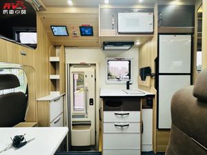 Dirección izquierda 6 metros Camper sistema híbrido caja de cambios automática AWD Drive Metal portaequipajes asientos de tela <span class=keywords><strong>Euro</strong></span> VI emisión R16 ACC - Product Image 3
