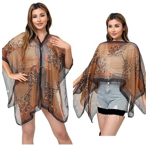 2023 femmes été Bikini <span class=keywords><strong>Kimono</strong></span> maillot de bain <span class=keywords><strong>plage</strong></span> paréo couvrir pour maillots de bain avec 6 couleurs - Product Image 6