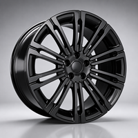 Jantes forgées de 22 pouces pour Range Rover Executive 5x120, jantes de luxe à rayons multiples, finition usinée couleur bronze