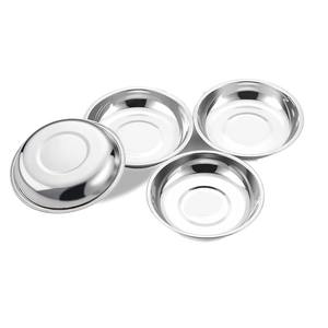 Ensemble de bols pour animaux de compagnie en acier inoxydable, argenté, double bol, antidérapant, anti-renversement, épaissi, grande capacité, pour chien et chat - Product Image 1