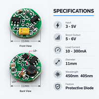 Carte de commande laser ZhonNa 450nm, entrée 3-5V, sortie boost 5-6V, diode de protection 11 mm, pièces d'équipement laser industriel, utilisation OEM