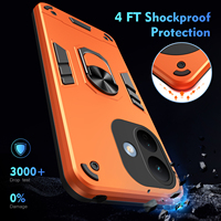 Étui de téléphone hybride PC TPU pour Redmi Note 17 Pro 5G/Note 17 5G avec support magnétique