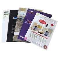 Impression de catalogue de livret de brochures personnalisées bon marché avec sensation de douceur