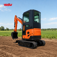 Mesin Excavator Mini 1.6 Ton 1.8 Ton Harga Super Diskon Mesin Kubota Excavator Bekas untuk Penggunaan Rumah Tangga