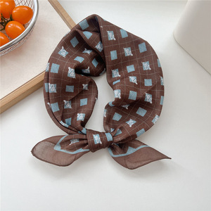 Estate nuove sciarpe quadrate con fiori floreali 58*58cm - Product Image 4