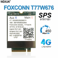 Modem sans fil WDXUN T77W676 917817-100 LTE 4G WWAN M.2 450 Mbps pour ordinateurs portables Elite X21013 G3/X360 1030 G3