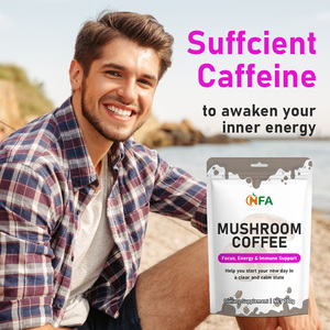 OEM ODM Mushroom Coffee Powder Focus, Energy & Immune Support with Mushroom Extract Mushroom Coffee Powder - Product Image 6