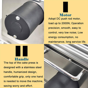 เครื่องกดแป้งพิซซ่าแบบมืออาชีพ ลดราคาพิเศษ เครื่องรีดแป้งเค้กแบบแบน - Product Image 2