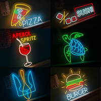 Enseigne néon LED flexible personnalisée avec logo pour extérieur, idéale pour bars, magasins, centres commerciaux, entreprises, hôpitaux