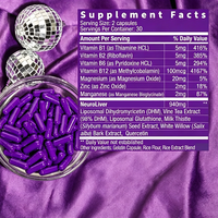 Complément de Soutien Hépatique Post-Consommation de Boissons à Marque Blanche, Capsules Liposomales DHM pour Soulager la Gueule de Bois avec Chardon-Marie et Multi-Vitamines