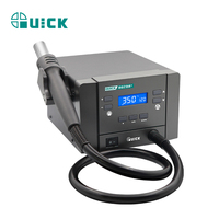 Station de Retravail Intelligente Rapide 862DA+ avec Décapage à Chaud 1000W, Grand Volume d'Air, Pistolet à Air Chaud Numérique LCD 220V, Station à Air Chaud Rapide