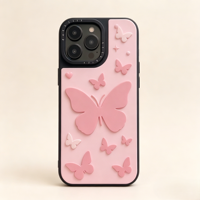 Nouvelle Coque de Téléphone à Motifs Floraux Mignons pour iPhone 16e, Étui de Protection pour Téléphone Portable 13 14 Plus 15 16 17 Pro Max 17 Air