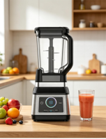 Blender Meja Profesional 1500W dengan Cangkir Portabel dan Antarmuka Digital Auto-IQ