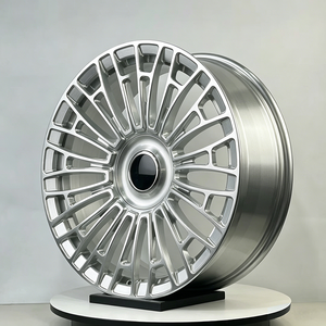 Neumáticos Nuevos para Automóviles de Pasajeros, Ruedas de Aleación de Aluminio Forjado de Alto Rendimiento de 22 Pulgadas, 30 mm ET, Acabado Gris Metálico Multirradio, Marca OEM 8 - Product Image 1