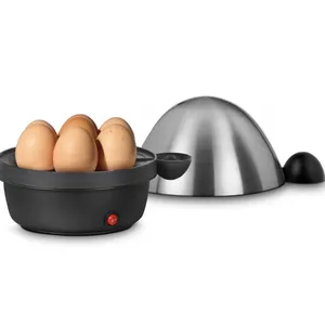 उच्च गुणवत्ता 7 अंडे क्षमता स्टेनलेस स्टील सजावटी इलेक्ट्रिक अंडा कुकर अंडा बॉयलर के साथ बिक्री के लिए मापने कप