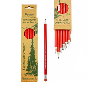 Black Lead Color Paper HB <b>Pencil</b> Eco Friendly Rainbow Newspaper <b>Pencil</b> with Custom Logo - Product Image 1