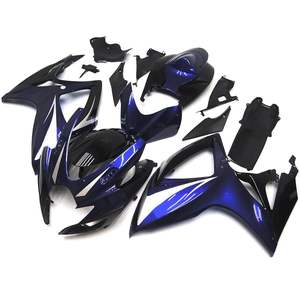 Kit Carene <span class=keywords><strong>Moto</strong></span> di Ultima Progettazione per <span class=keywords><strong>GSX</strong></span>-<span class=keywords><strong>R</strong></span> <span class=keywords><strong>600</strong></span> 750 2006-2007 Carenatura Anteriore Copertura in Plastica ABS Protezioni Ricambi - Product Image 2