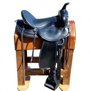 Selle d'équitation anglaise en cuir véritable et bois, artisanale BS International, qualité supérieure durable, pour homme, avec bride de cheval - Product Image 5