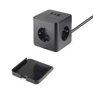 <span class=keywords><strong>Multiprise</strong></span> compacte en forme de <span class=keywords><strong>cube</strong></span> avec base à ventouse et support montable, prises standard européennes + charge rapide 17W, <span class=keywords><strong>multiprise</strong></span> - Product Image 6