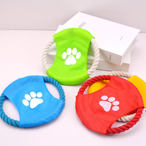 Juguetes interactivos para mascotas con logotipo personalizado impreso, para limpiar los dientes, de tela Oxford y cuerdas de algodón. - Product Image 4