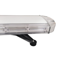 Dachmontierte Amber-Weiße COB LED-Blitzlichtleiste 12-24V, Hochintensive Zweifarbige Warnleuchten für LKWs und Transporter