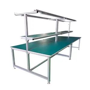 LANGLE Factory lab adjustable stander electronic esd workbench with Tool Carts and Storage Cabinets