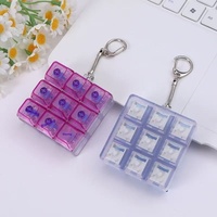 Factory Direct Sales Lighted Nine Key Wholesale High-Transparency Keycaps Decompression Mechanical Keyboard Decompression Toy