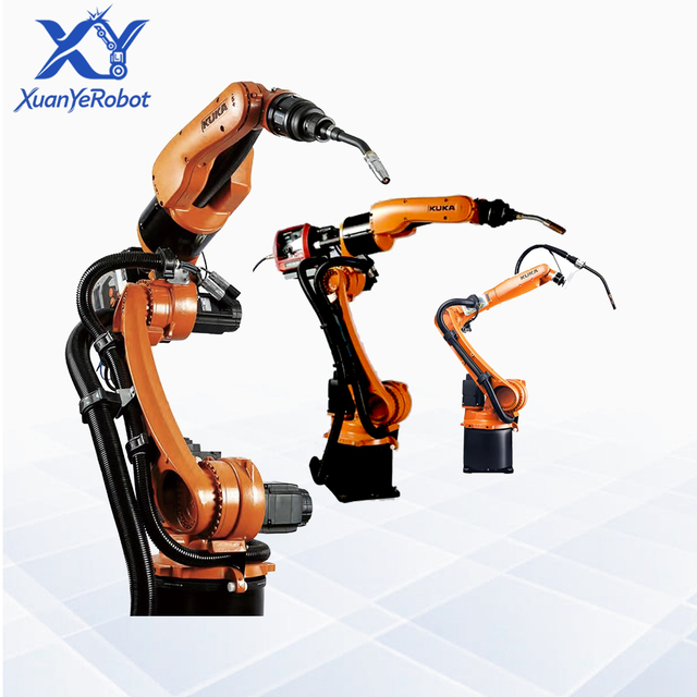 KUKA New 6-Axis Robotic Welding Cobot Arm with Motor & PLC 12kg Payload Servo-Electric Drive