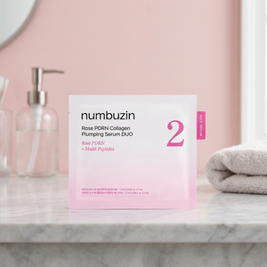 Soin de la peau coréen Numbuzin n°2 Rose PDRN Collagen Plumping Serum DUO - Soins de la peau coréens, Sérum Duo au Collagène PDRN, Hydratant pour le visage - Product Image 4