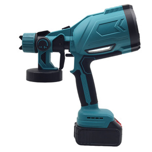 Herramientas de pintura eléctrica de alta presión, pistola pulverizadora de pintura de látex recargable, boquilla de 1,3mm, proveedor de pintura de látex de litio para el hogar - Product Image 1