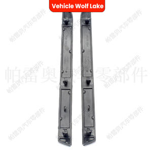 Reflector de luz trasera para parachoques Wolf Lake para Volkswagen T6 2012-2019, pieza de señal de giro de ABS negro - Product Image 5