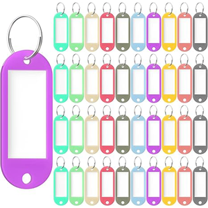 Tag Kunci Plastik <span class=keywords><strong>Door</strong></span> to <span class=keywords><strong>Door</strong></span> dengan Label Cincin Terpisah, Berbagai Warna, Pengidentifikasi Kunci untuk Hotel, Kantor, dan Organisasi - Product Image 1