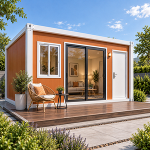 Maison conteneur entièrement meublée en acier, 2 chambres, 1 salle de bain, installation facile, extensible, pour maisonnette préfabriquée, prête à être expédiée - Product Image 2