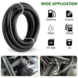 하오파 자동차 3/8 연료 라인 호스 <span class=keywords><strong>SAE</strong></span> <span class=keywords><strong>30R7</strong></span> 300PSI 압력 저항 연료 호스 (가솔린, 디젤, 오일 운송용) - Product Image 5
